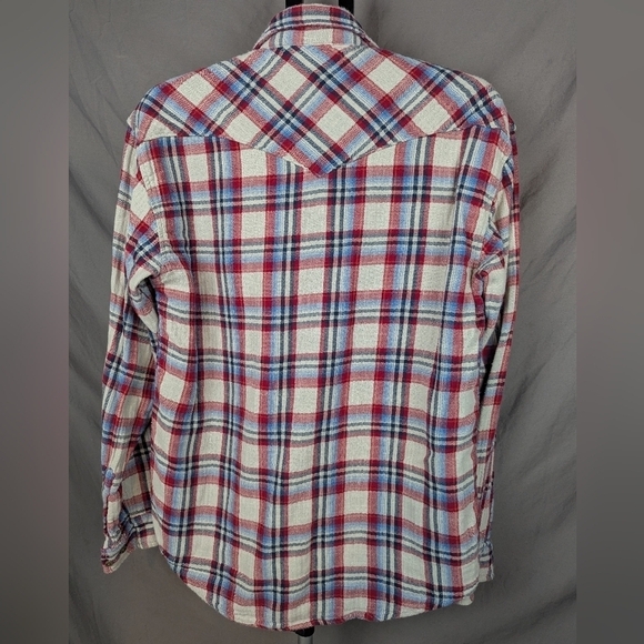 Stetson medium flannel button down with lining - Picture 2 of 11